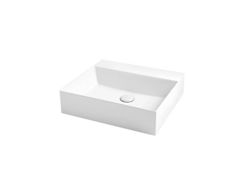 Azzurra Elegance Squared Раковина подвесная/накладная, 50x45xH12,5 см, без отв., цвет: Bianco lucido. ELLP050450Q0BI/(EQA50 bi)*0