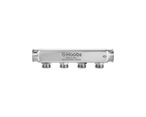 Коллектор Hoobs, нерж. сталь, без регулировки, 1 х3/4 -2 вых.. HB-INCGO-111502 Коллектор Hoobs, нерж. сталь, без регулировки, 1 х3/4 -2 вых.. HB-INCGO-111502