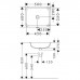 Hansgrohe Xuniva Q Раковина 45x35см., встраиваемая, без отв., цвет: белый. 60154450
