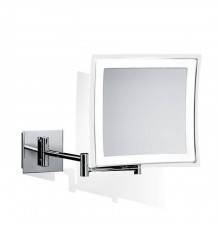 Decor Walther BS 84 Touch Косметическое зеркало 23x21см, подвесное, увел. 5x, сенсорный вкл., подсветка LEDй, цвет: хром. 0121600