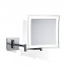 Decor Walther BS 84 Touch Косметическое зеркало 23x21см, подвесное, увел. 5x, сенсорный вкл., подсветка LEDй, цвет: хром. 0121600