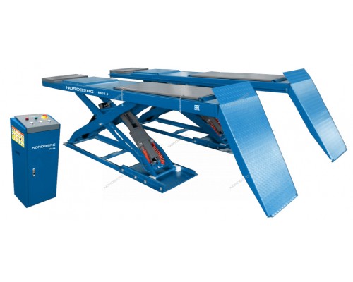 Подъемник ножничный для сход-развала, без заглубления, 4 т, 380 В NORDBERG N634-4