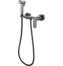 Гигиенический душ Haiba HB5516-3 со смесителем, оружейная сталь