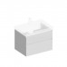 Kerama Marazzi Cubo Тумба подвесная 70см, с ящиками, цвет: белая матовая. CUB.70.2\WHT.M