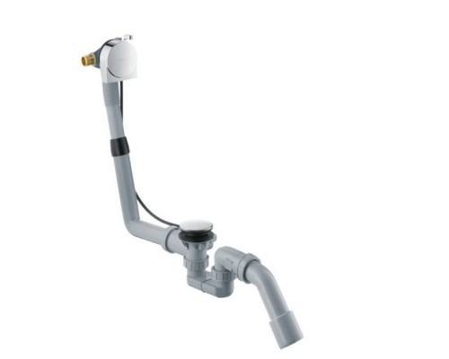 Hansgrohe Exafill S Готовый набор, излив на ванну со сливом и переливом для стандартных ванн. 58113000 Hansgrohe Exafill S Готовый набор, излив на ванну со сливом и переливом для стандартных ванн. 58113000