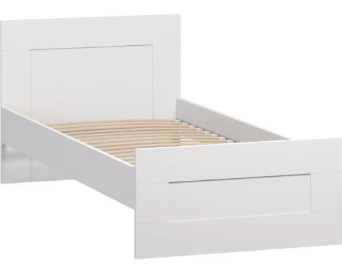 Кровать Шведский стандарт Сириус 90х200 см белая