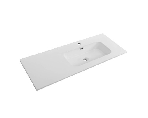 Мебельная раковина Cezares Duet 120 R белая глянцевая