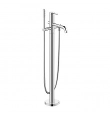 Duravit C.1 Смеситель для ванны, напольный, с ручным душем, цвет: хром. C15250000010