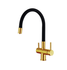 Смеситель для кухни Emar PVD ЕС - 3015 PVD Golden