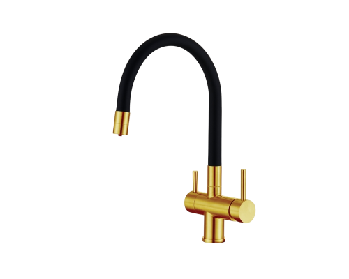 Смеситель для кухни Emar PVD ЕС - 3015 PVD Golden