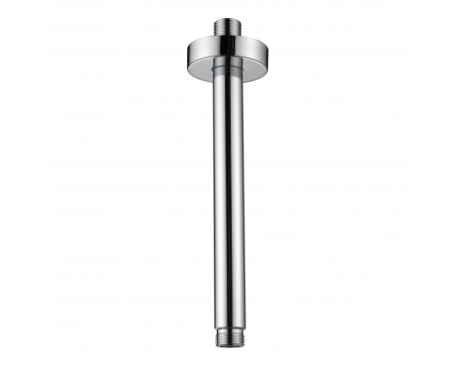 AQM8703CR Держатель верхнего душа, L=200мм, потолочный, хром AQM8703CR