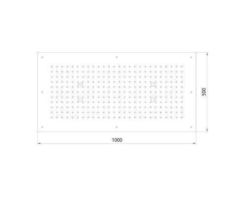 BOSSINI DREAM-XL RECTANGULAR Верхний душ 1000 x 500 мм, цвет: хром. WI0375.030 BOSSINI DREAM-XL RECTANGULAR Верхний душ 1000 x 500 мм, цвет: хром. WI0375.030