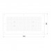 BOSSINI DREAM-XL RECTANGULAR Верхний душ 1000 x 500 мм, цвет: хром. WI0375.030