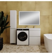 Мебель для ванной комнаты Style Line Даллас 120 R Люкс Plus напольная, белая, зеркало DIWO Дмитров