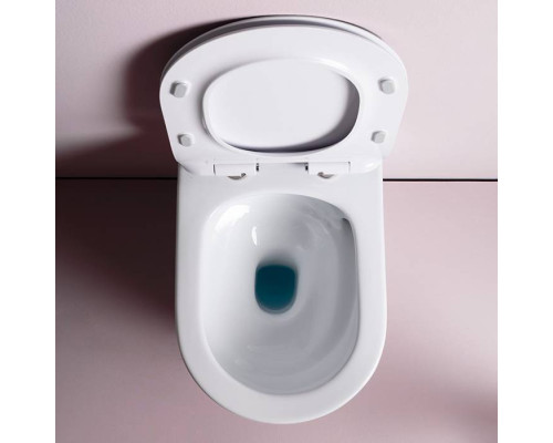 Artceram File 2.0 Унитаз подвесной 36х52см, безободковый, турбо смыв the.reel, saniglaze, цвет: черный матовый. FLV006 17 00