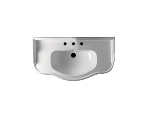 Kerasan Retro Раковина подвесная 100x54.5см, 3 отв., цвет: белый. 105001*3
