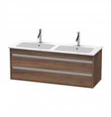 Duravit Ketho Тумба подвесная, 127x47.5х48см., с раковиной, 2 выдв.ящика, цвет: орех натуральный. 2336130000,  KT643207979