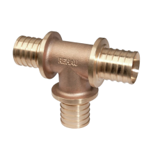Тройник равнопроходной Rehau RAUTITAN PLATINUM RX 25 бронзовый. 14564521001