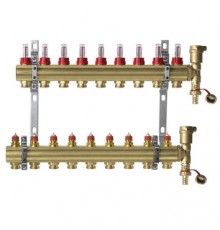 Комплект коллекторов Danfoss FHF-9F set, 9 контуров 088U0729