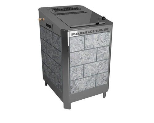 Электрическая паротермальная печь VVD ПАРиЖАР 6,25 кВт, серпентенит «Бархат» ПАРиЖАР 6,25СБ