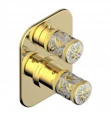 THG Hirondelles Gold Stamped Смеситель для душа, встраиваемый, термостатический, цвет: Polished gold. G00-A00-5500AE,  A4L-F01-5500BE