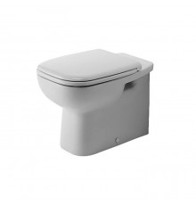 Duravit D-Code Унитаз напольный пристенный вариант, для независимого подключения воды, включая крепление, слив в стену, цвет: белый. 21150900002
