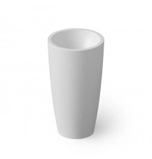 Dea Design Pedestal Basin Раковина 50х50х90см., напольная, без отв., Solid Surface, цвет: White №18. DD2010 500 18