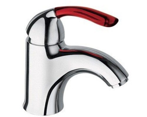 AQ 490 07 (RED/Chr) Ручка для смесителя 221 AQ49007