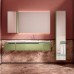 Oasis Profilo Композиция №06 Комплект мебели 155х51.5х h200см., подвесной, цвет: Mint/белый/хром.