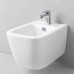 Artceram A16  Биде подвесное  36х52 см, с 1 отв под смеситель, с креплениями,  цвет: белый. ASB001 01 00