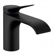 Hansgrohe Vivenis Смеситель для раковины, на 1 отв., с донным клапаном, цвет: черный матовый. 75010670