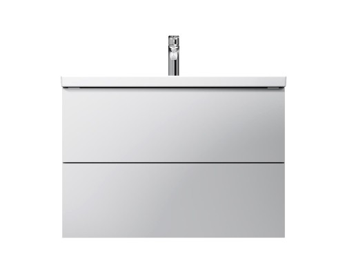 Тумба с раковиной AM.PM Gem 80 подвесная, белый глянец