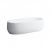 Laufen Alessi One Ванна 183x87x46см, отдельностоящая, овальная, с слив-переливом, сист. подъема, материал: композит, цвет: белый. 2.4597.2.000.000.1