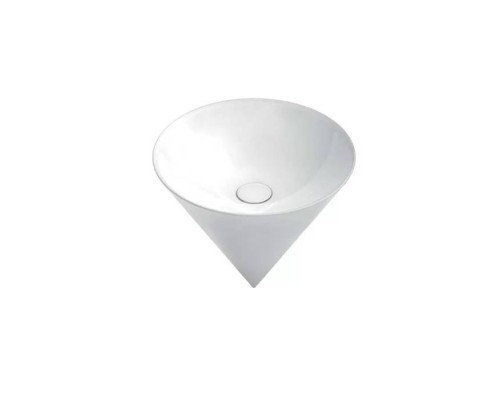 Kerama Marazzi Cono Раковина 44.5х44.5х35см., подвесная, без отв., без перелива, цвет: белый глянцевый. CO.wb.44,  F.WB.CO