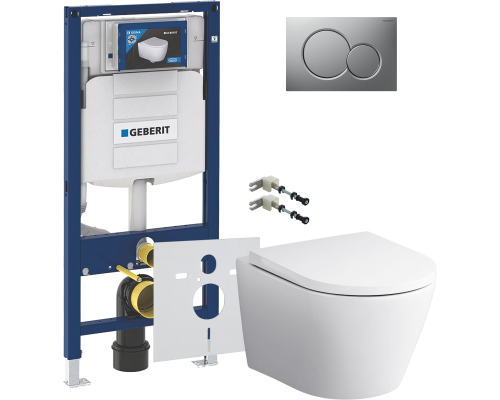 Комплект Унитаз подвесной AM.PM Sense C741701SC безободковый, с микролифтом + Крепления Geberit Duofix 111.815.00.1 к стене + Шумоизоляция 156.050.00.1 + Инсталляция UP 320 111.300.00.5 + Кнопка Sigma 01 115.770.JQ.5 лакированная, матовый хром Комплект Унитаз подвесной AM.PM Sense C741701SC безободковый, с микролифтом + Крепления Geberit Duofix 111.815.00.1 к стене + Шумоизоляция 156.050.00.1 + Инсталляция UP 320 111.300.00.5 + Кнопка Sigma 01 115.770.JQ.5 лакированная, матовый хром