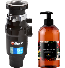 Измельчитель отходов Bort Master Eco 91275752 + жидкое мыло