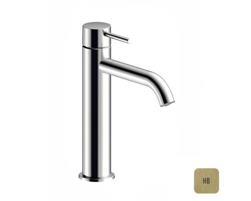 Almar Mixers Смеситель для раковины, высокий, 1 отв., без донного клапана, цвет: High Brass Brushed PVD. E214001.HB Almar Mixers Смеситель для раковины, высокий, 1 отв., без донного клапана, цвет: High Brass Brushed PVD. E214001.HB