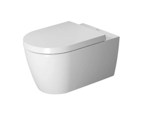 Duravit Me by Starck Унитаз 57х37см., подвесной, Rimless, Durafix, WonderGliss, цвет: белый. 25290900001