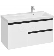 Roca A857478806 Domi Тумба под умывальник, подвесная, 985x453x515 мм, правый, Белый глянец A857478806