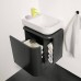 Burgbad B.ME Комплект мебели 50х34х64см., DX, подвесной, 1 дверца, c раковиной, с 1 отв., цвет: Anthrazit матовый. SGUC050RF5988G0126C0037*1, SIIN040