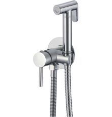 Гигиенический душ D-lin D183202 со смесителем, хром, С ВНУТРЕННЕЙ ЧАСТЬЮ