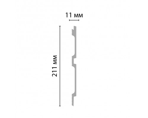 Декоративная панель DECOMASTER D325 ДМ (210*12*2900мм)
