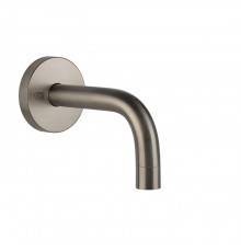 Gessi Emporio Via tortona Настенный излив короткий, комбинируемый с удаленным управлением, цвет: Finox Brushed Nickel. 44285#149
