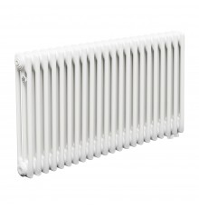 Трубчатый радиатор ТЕПЛОФОРТ ТР3057 ТВ, 22 секции, нижнее подключение ½”, белый глянец 200034