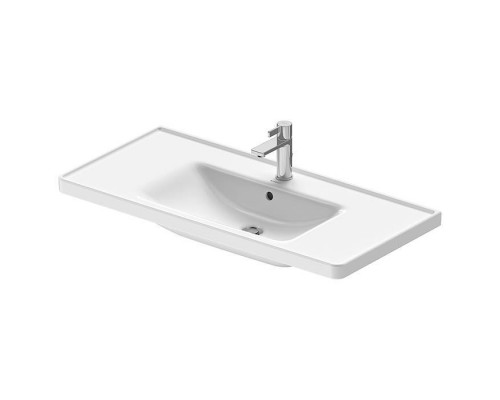 Duravit D-Neo Раковина 100.5х48см., накладная, с переливом, 1 отв., WonderGliss, цвет: белый. 23671000001 Duravit D-Neo Раковина 100.5х48см., накладная, с переливом, 1 отв., WonderGliss, цвет: белый. 23671000001