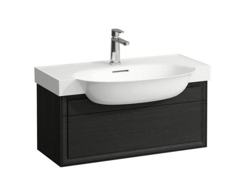 Laufen New Classic Тумба с раковиной 77.5x31.5x34.5см., подвесная, 1 ящик, цвет: черный дуб. 8.1385.5.000.104.1,  4.0604.1.085.628.1