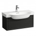Laufen New Classic Тумба с раковиной 77.5x31.5x34.5см., подвесная, 1 ящик, цвет: черный дуб. 8.1385.5.000.104.1,  4.0604.1.085.628.1