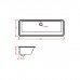 Artceram WASHBASINS GEA Раковина 90х33 см, без отв., цвет: белый. GEL002 01 00, ACA001