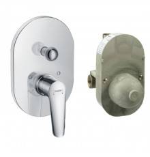 Hansgrohe Logis E Смеситель для ванны, встраиваемый, внешняя часть, цвет: хром. 71408000