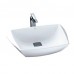 TOTO Jewelhex Раковина 60.7х48.3 см, без отв., цвет: белый. LW681B#W,  DH446VE